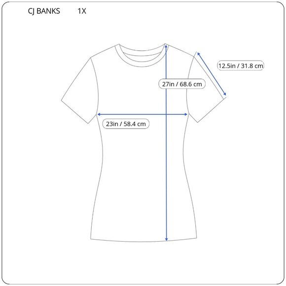 CJ Banks Womens Top 1X Plus Short Sleeve Pinched Burgundy Tie Dye Career TIE24E - Picture 2 of 9